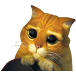 Puss In Boots Pleading emoji