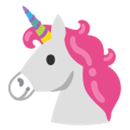 Unicorn Gray emoji