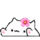 Bongocat Flower emoji