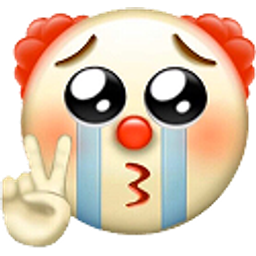 Clown Peace emoji