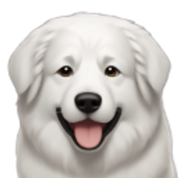 Great Pyrenees Dog emoji