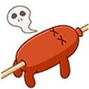 Sausage Cooked emoji