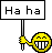 Haha Sign emoji