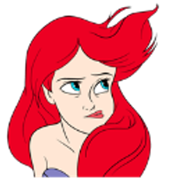 Arielannoyed emoji