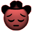 Party Sad Cowboy emoji