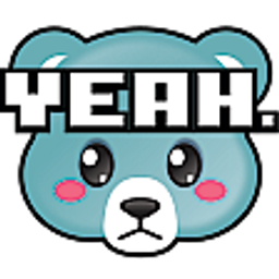 Yeah Bear emoji