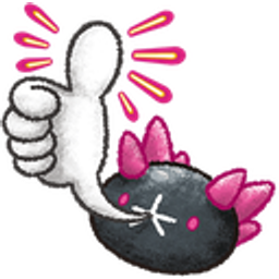 Pyukumukuthumbsup emoji