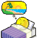 Dreaming Vacation emoji