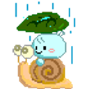 Bluekao Snail emoji