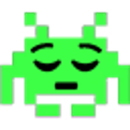 Invader Pensive emoji