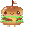 Burger Cute emoji