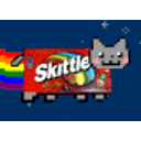 Nyancat Skittles emoji