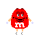 Mnm Red emoji
