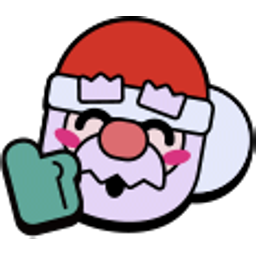 Santa Claus Wink Thumbsup emoji