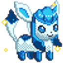 Glaceon Shiny emoji