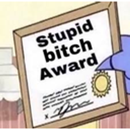 Stupidbitchaward emoji