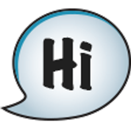 Hi Bubble emoji