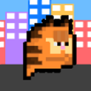 Garfield Running emoji
