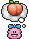 Knuddles Peach Girl emoji