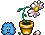 Knuddels Sad Flower emoji