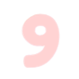 Soft Pink Number9 emoji