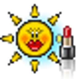 Lipstick Sun emoji
