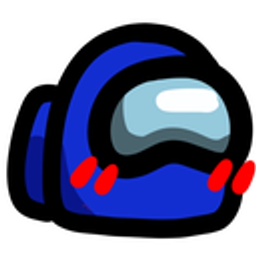 Amongbluecute emoji