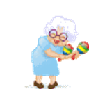 Dancing Granny emoji