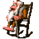 Cranky Kong Rocker emoji