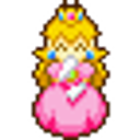 Princess Peach Giggling emoji