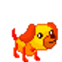 Orange Dog emoji