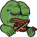Pepesadviolin emoji