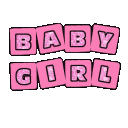 Baby Girl Blocks emoji