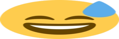 Widesweatsmile emoji