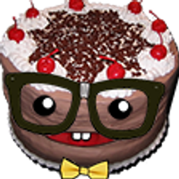 Nerdy Cake emoji