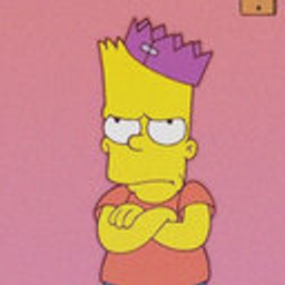 Bart Simpson King emoji