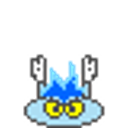 Bounce Blue Hair emoji