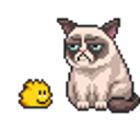 Knuddels Grumpy Cat emoji