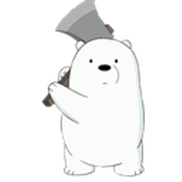 Icebear Baby Axe emoji