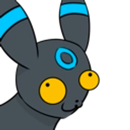 Umbreon Derp emoji