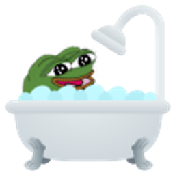 Peepobath emoji