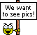 We Want To See Pictures emoji
