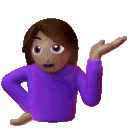 Brown Girl Hair Flip emoji