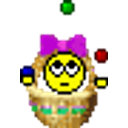 Juggle Easter Basket emoji