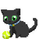 Kitty Tennisball emoji