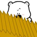 Polar Bear Meditate emoji