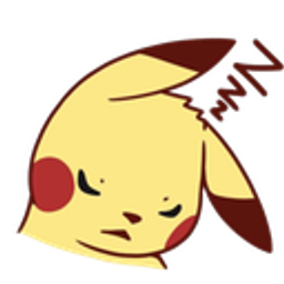 Poke Pikasleepy emoji