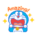 Doraemon Amazing Excited emoji