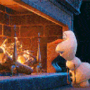 Olaffireplace emoji