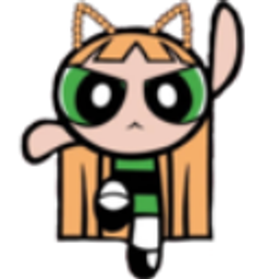 Kittypowerpuff emoji